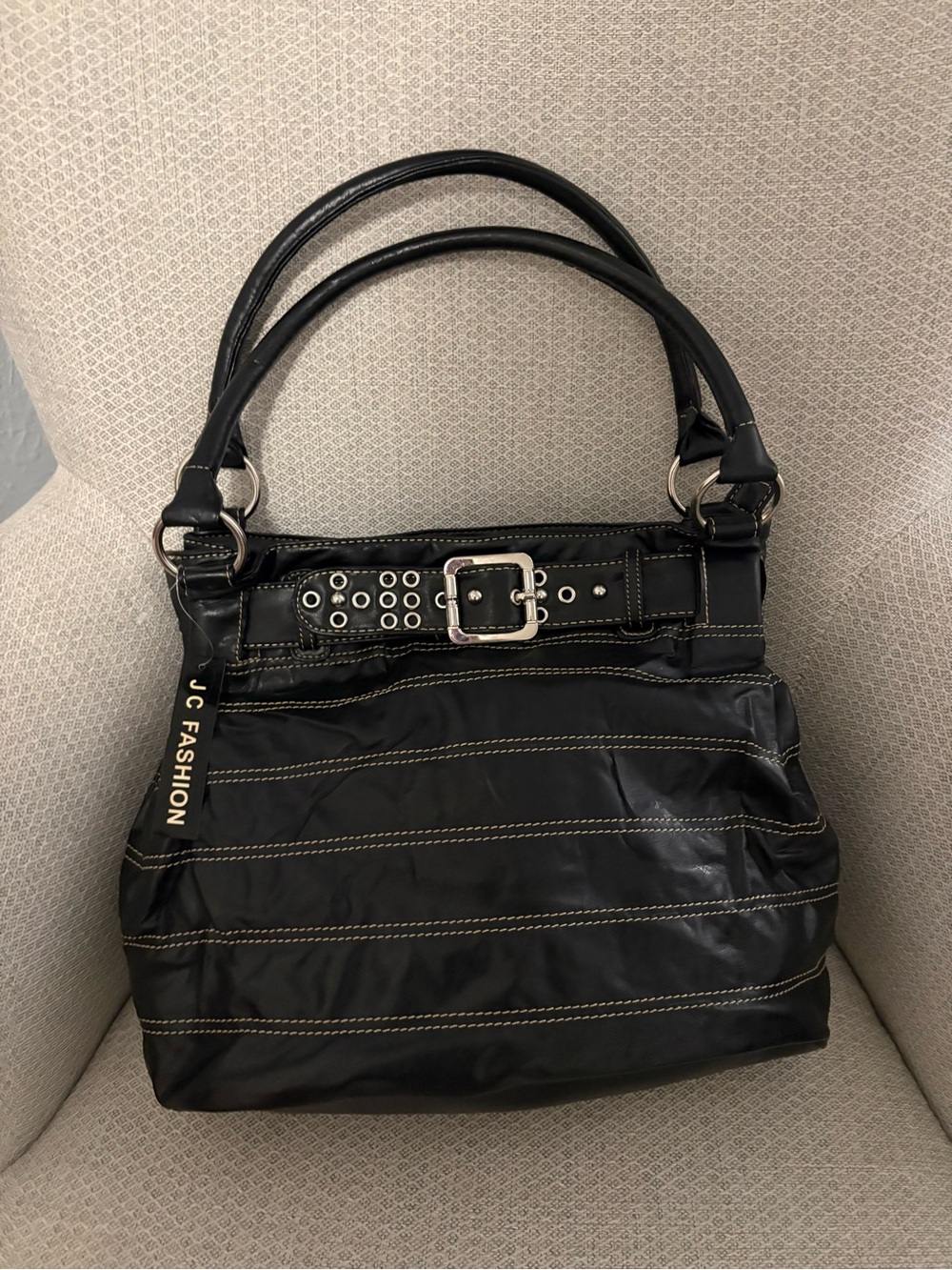 Buckle-licious Black Shoulder Bag NWT